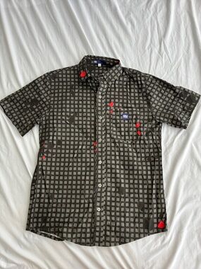 In4mation Button Down Aloha Shirt